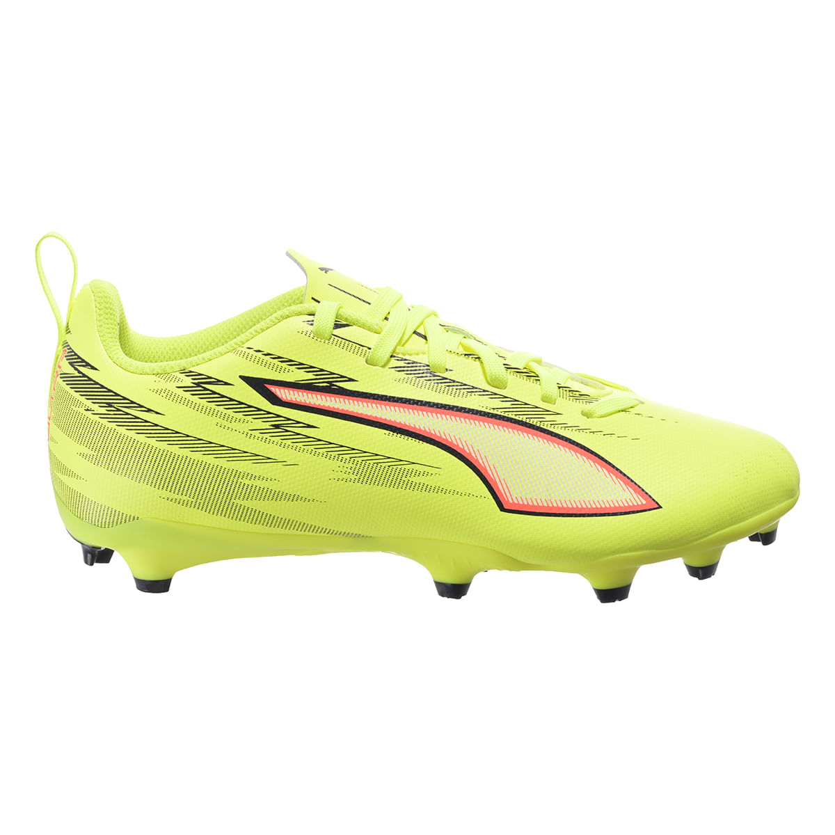 Botines Con Tapones Puma Ultra 6 Play Fg/Ag Jr Niño